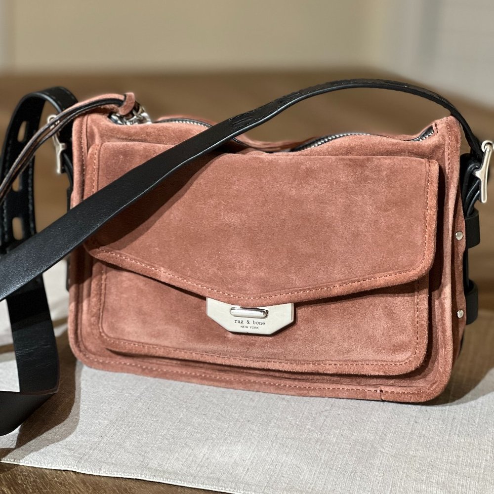 Rag & Bone Small Suede Field Messenger Bag